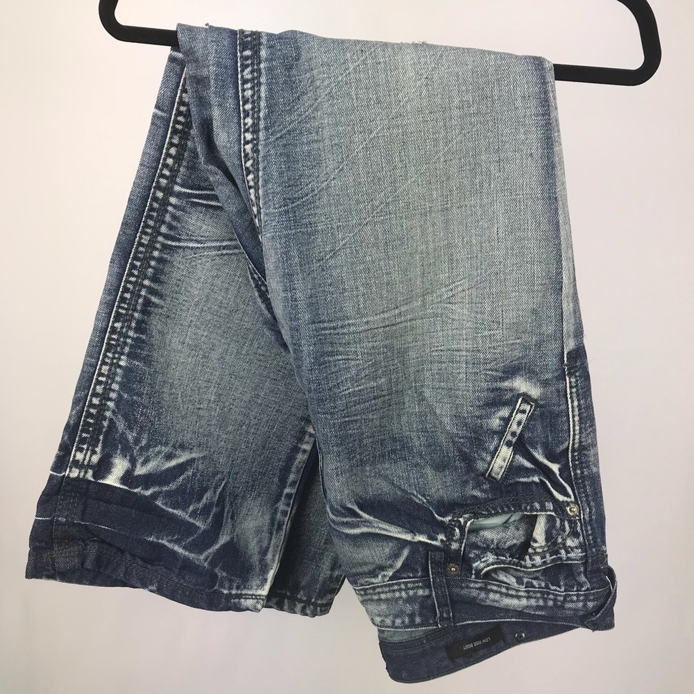 Affliction Black Premium Low Rise Boot Cut Jeans